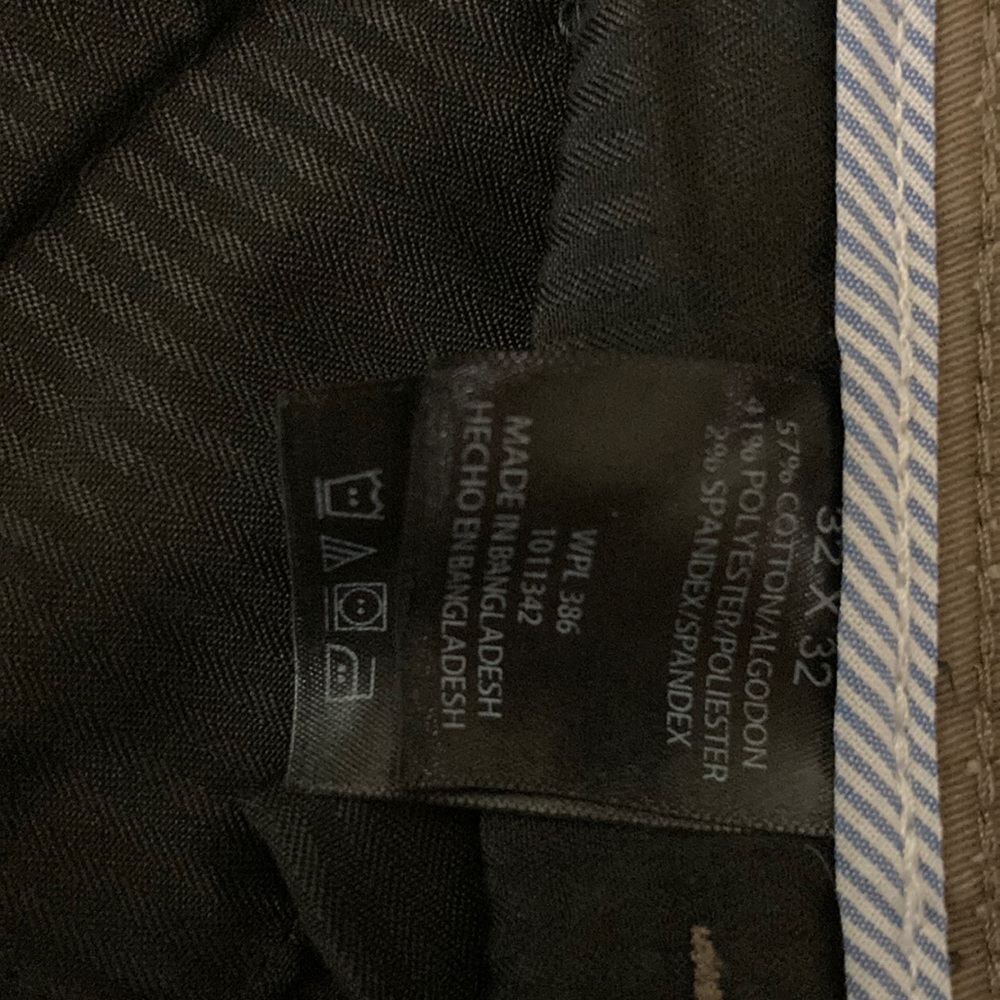 Haggar Strait Leg Flat Front Chino Pants 32x32 - Picture 11 of 16